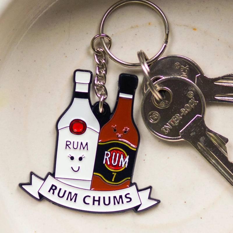 'Rum Chums' Rum Friendship Keyring