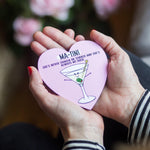 funny martini coaster for mum