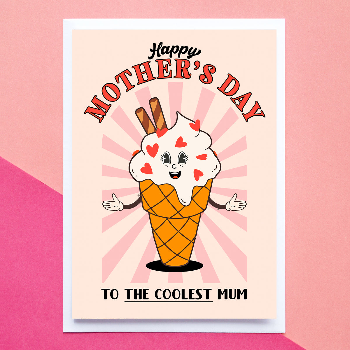 'Coolest Mum' Retro Mother's Day Card