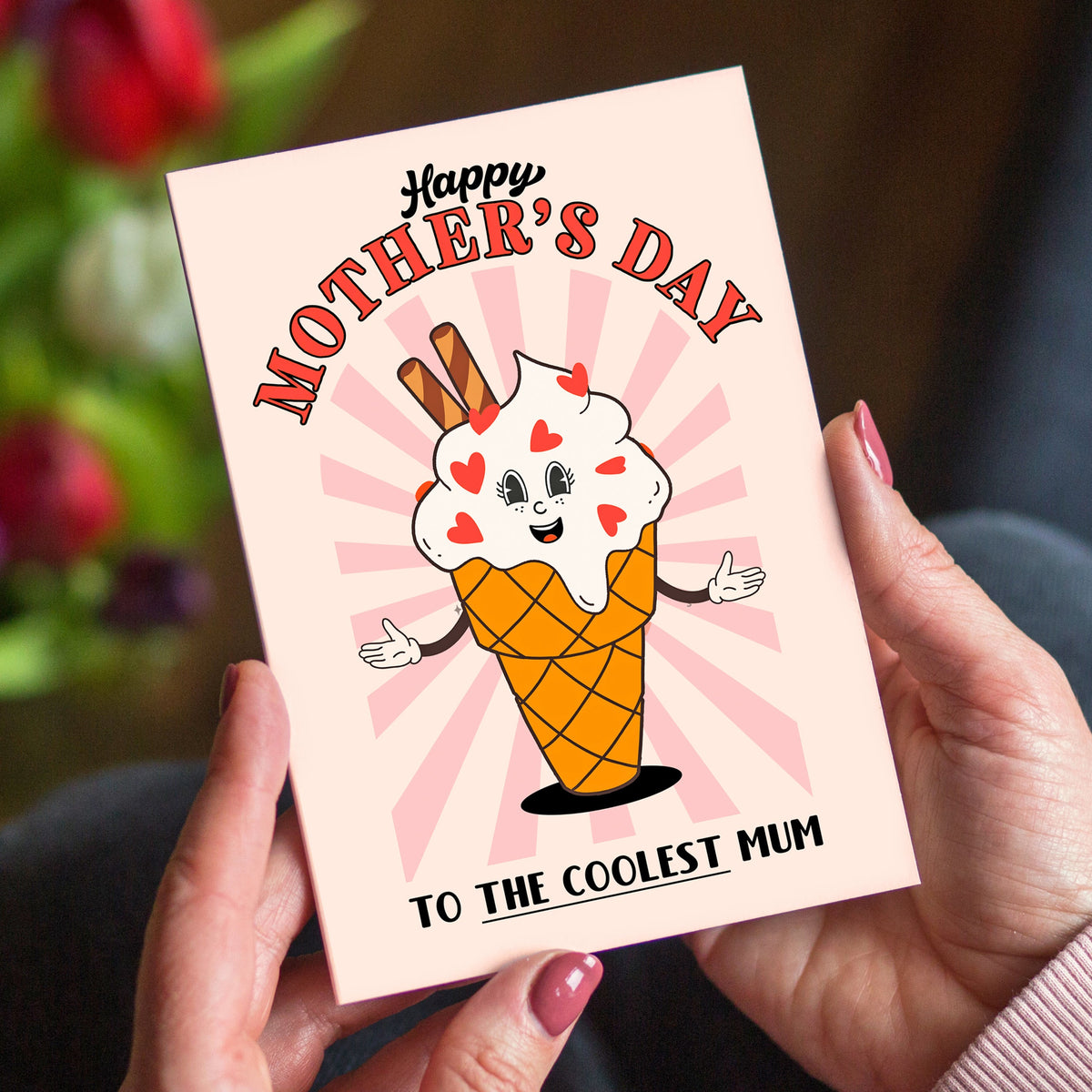 'Coolest Mum' Retro Mother's Day Card