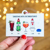 Personalised Drinks Christmas Tree Decoration