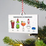 Personalised Drinks Christmas Tree Decoration