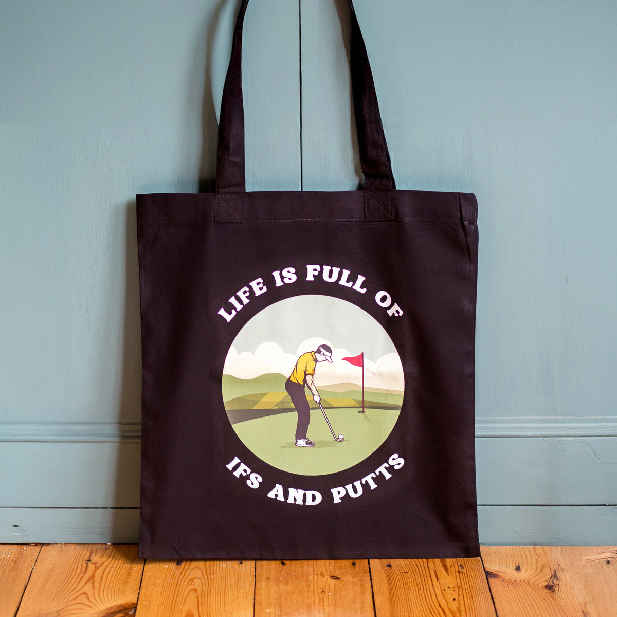 Funny Golf Tote Bag