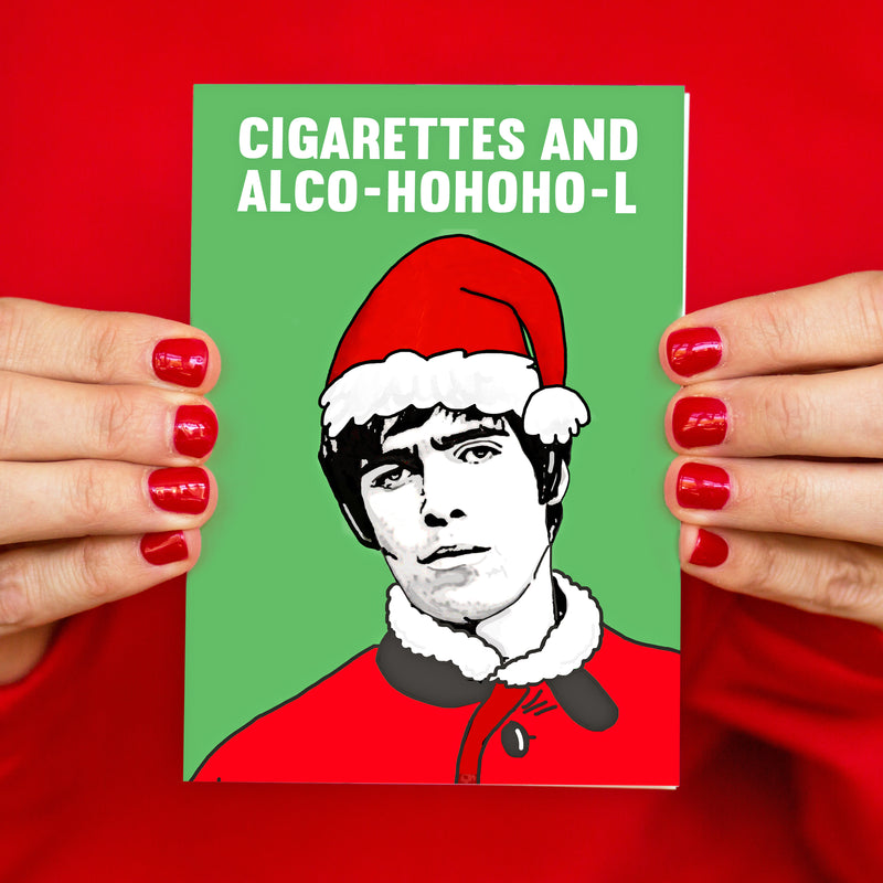 Oasis Pun Christmas Card