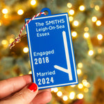 Personalised Motorway Sign Bauble