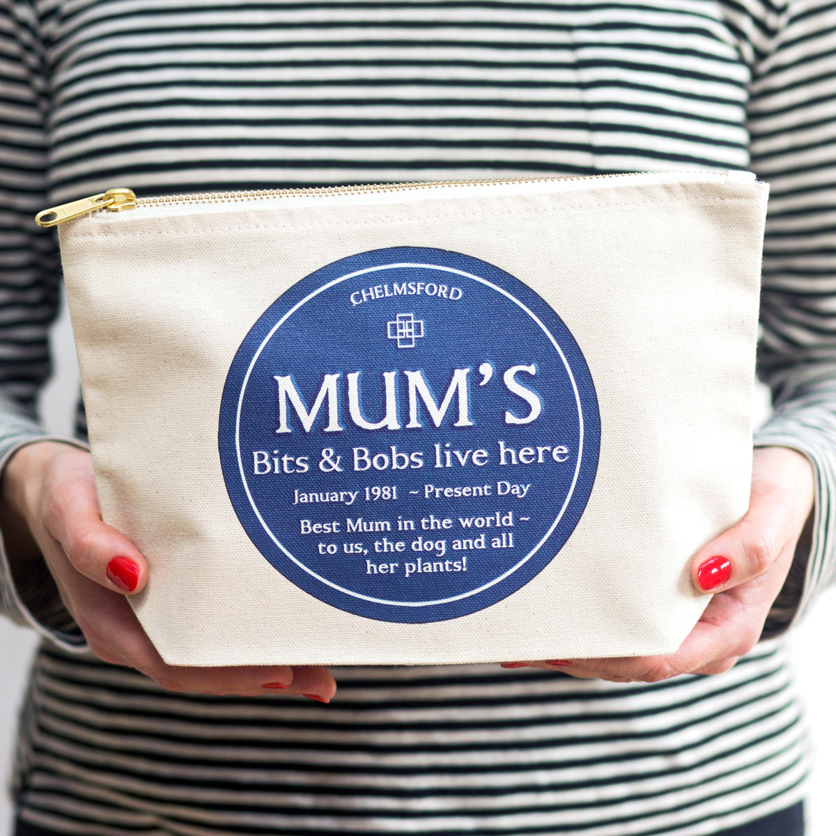 Personalised Cosmetic Bag For Mum - Of Life & Lemons®