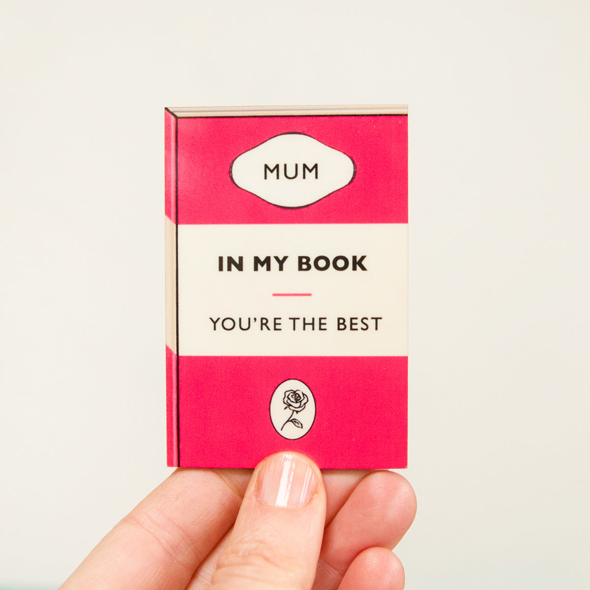 Book Themed Fridge Magnet For Mum