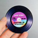 'Our Song' Personalised Fridge Magnet