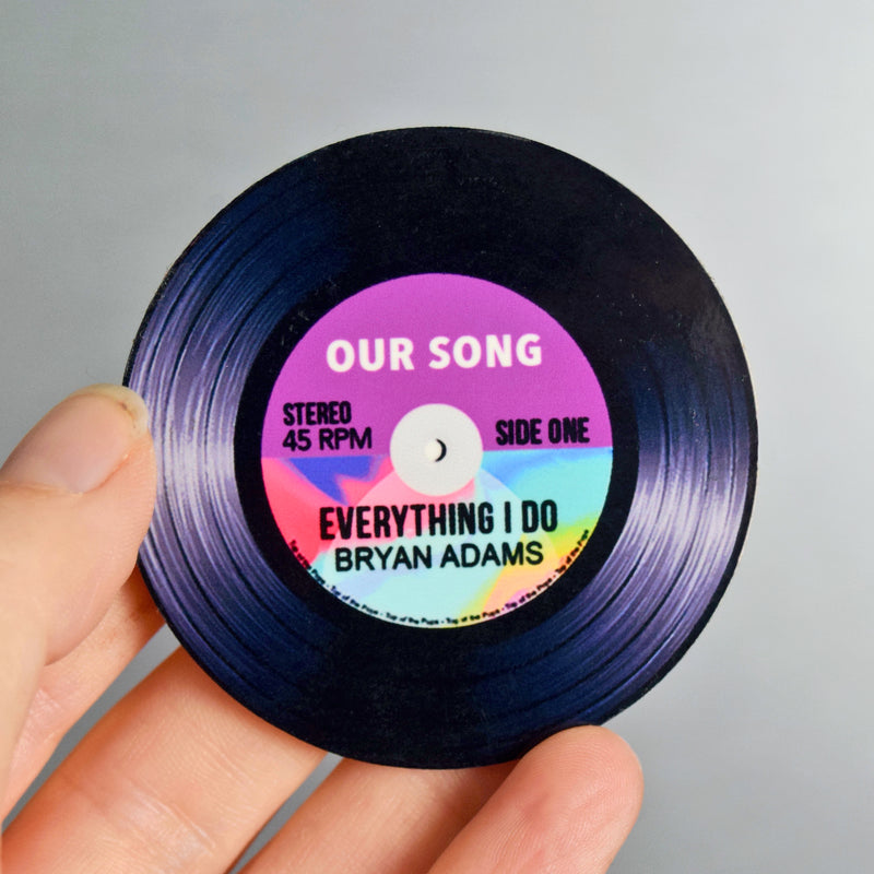 'Our Song' Personalised Fridge Magnet