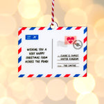 Personalised Postcard Christmas Tree Decoration