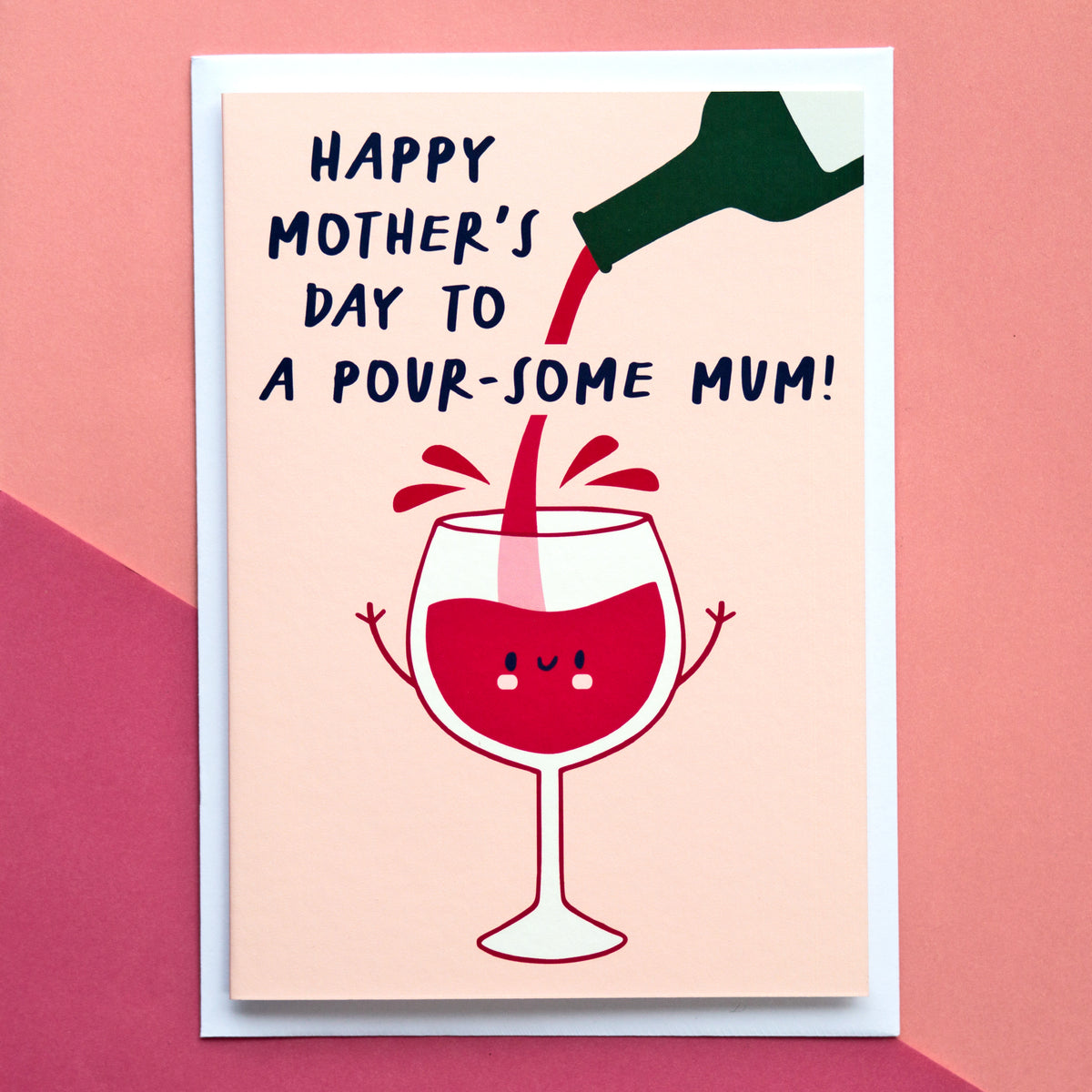 Funny Wine Mother's Day Card