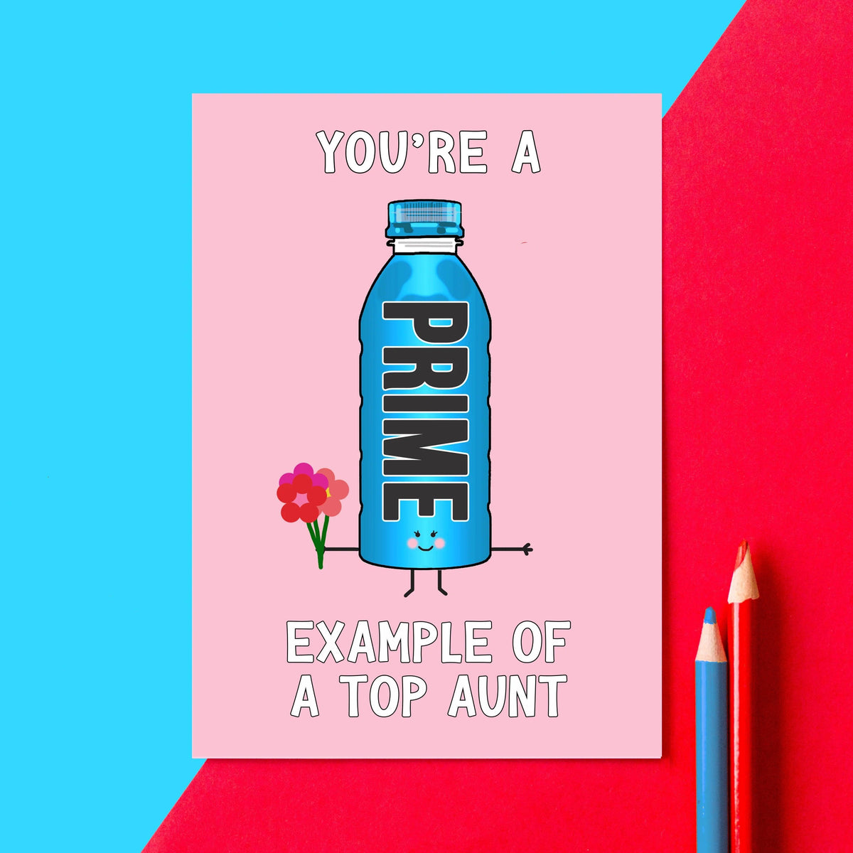 Funny Prime Hydration Card for Aunt - Of Life & Lemons®