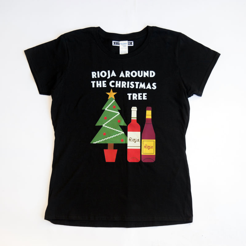 Ladies Wine Christmas T-Shirt