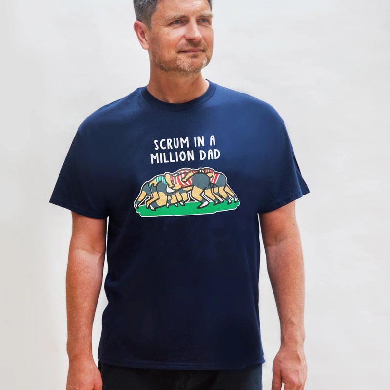 t-shirt telling dad he's wonderful using rugby pun