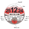 Personalised Tax Disc Christmas Tree Decoration