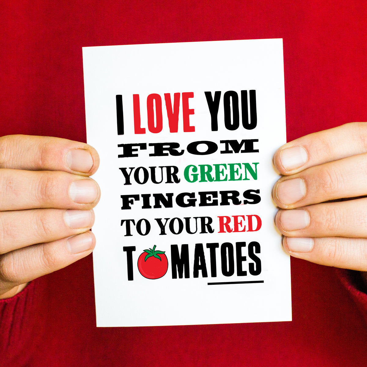 Funny Gardening Valentine's Card