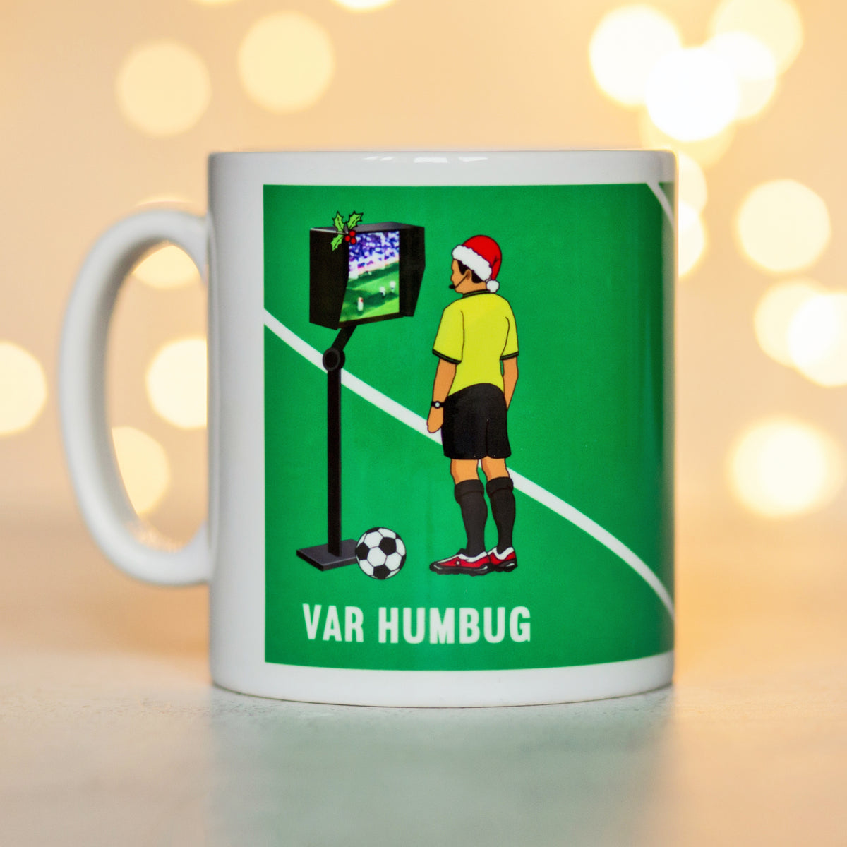 Funny Football Christmas Mug