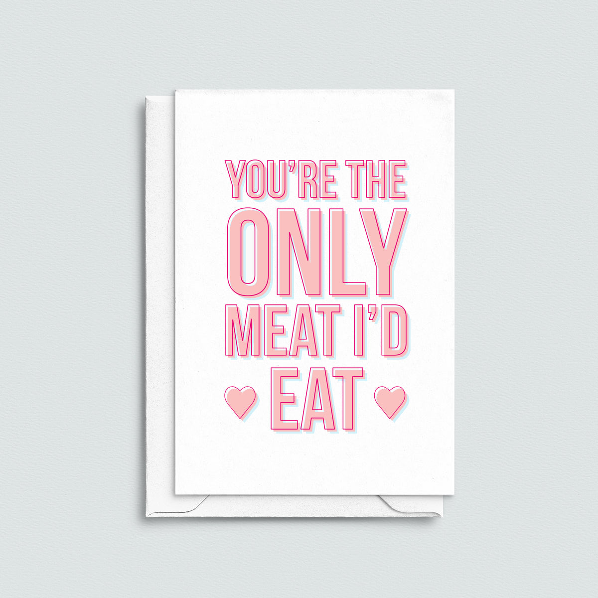 Funny Vegan | Vegetarian Card For Partner