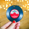 Personalised Vinyl Record Christmas Tree Decoration