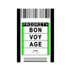 Personalised 'Bon Voyage' Card General Cards Of Life & Lemons 