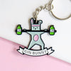 'Gin Bunny' Gin Keyring Keyring Of Life & Lemons 