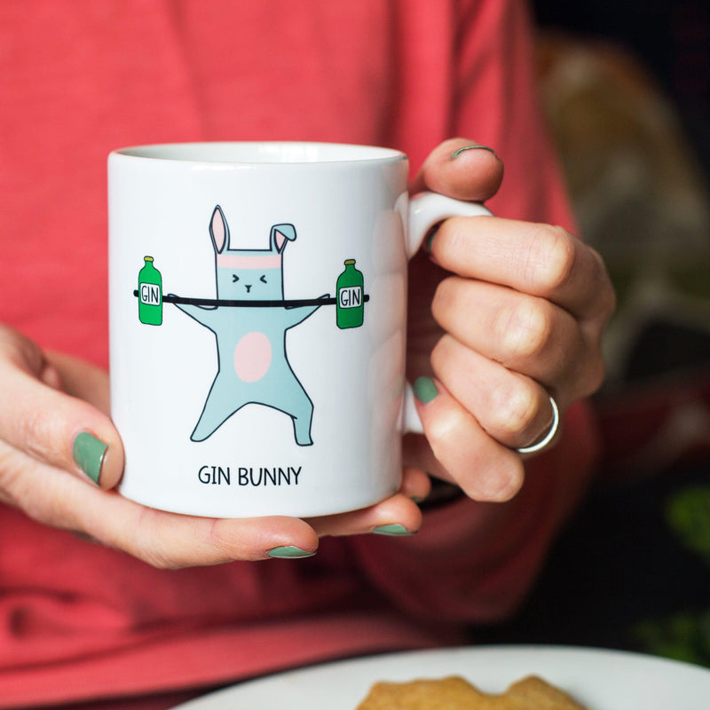 'Gin Bunny' Gin Mug Mug Of Life & Lemons 