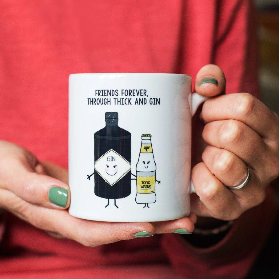 'Thick and Gin' Friendship Mug Mug Of Life & Lemons 