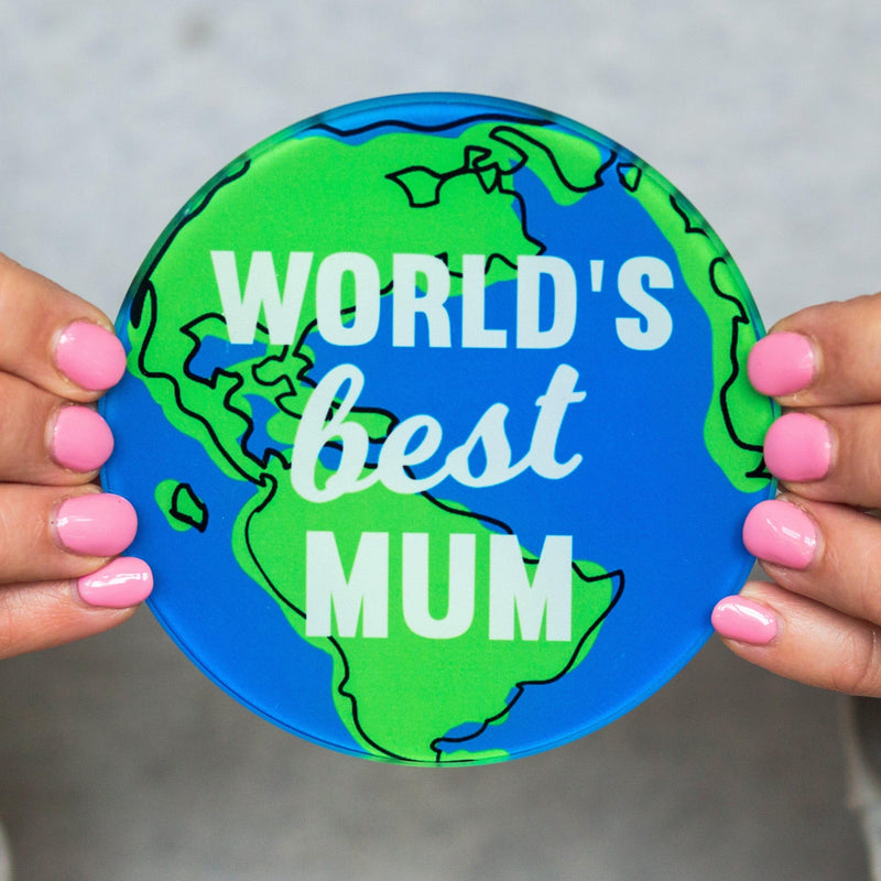 'World's Best Mum' Coaster Coaster Of Life & Lemons® 