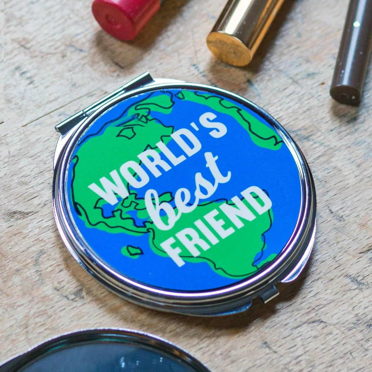 'World's Best Friend' Compact Mirror Compact Mirror Of Life & Lemons® 