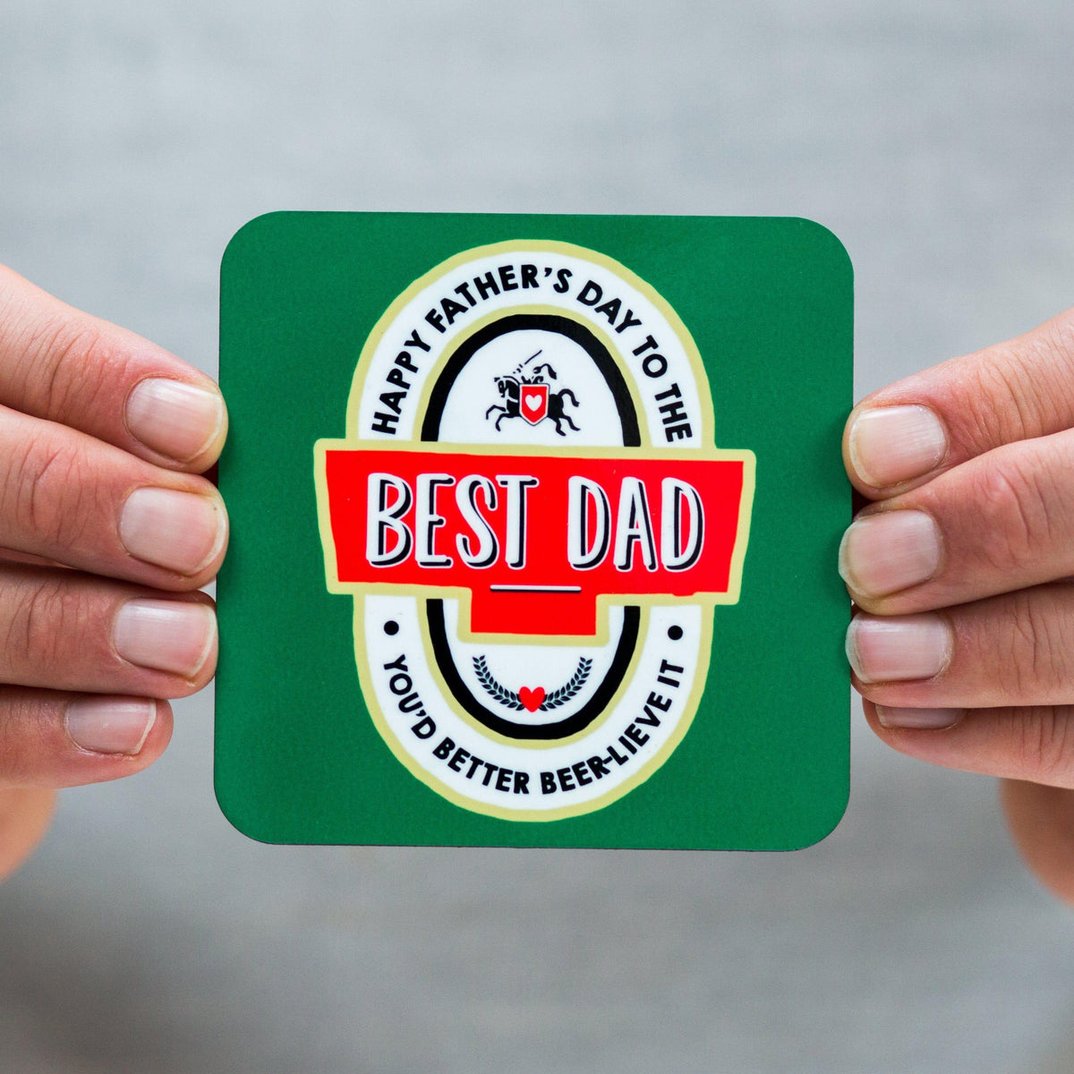 Funny Father's Day Beer Mat Coaster Coaster Of Life & Lemons® 