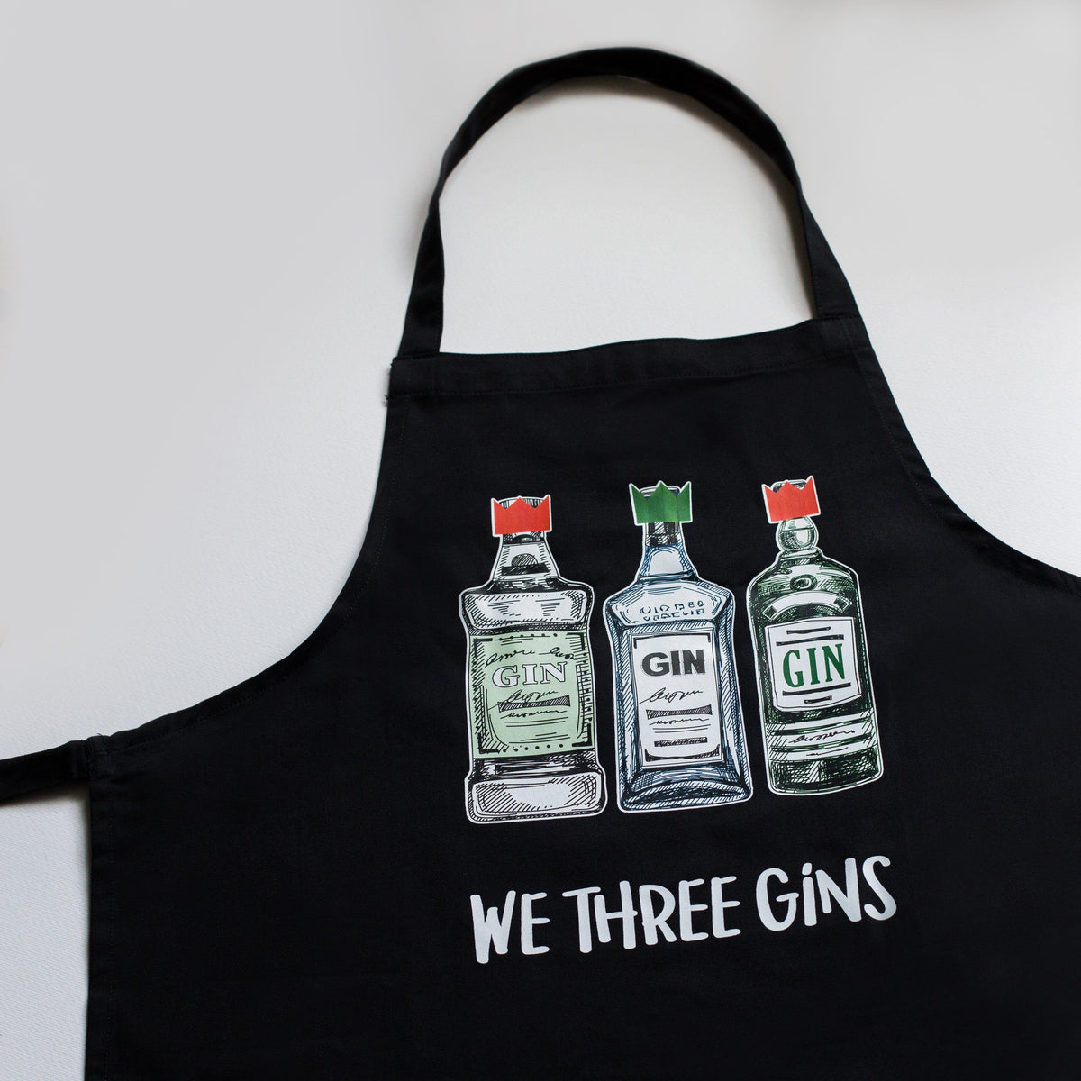 'We Three Gins' Christmas Apron Aprons Of Life & Lemons 