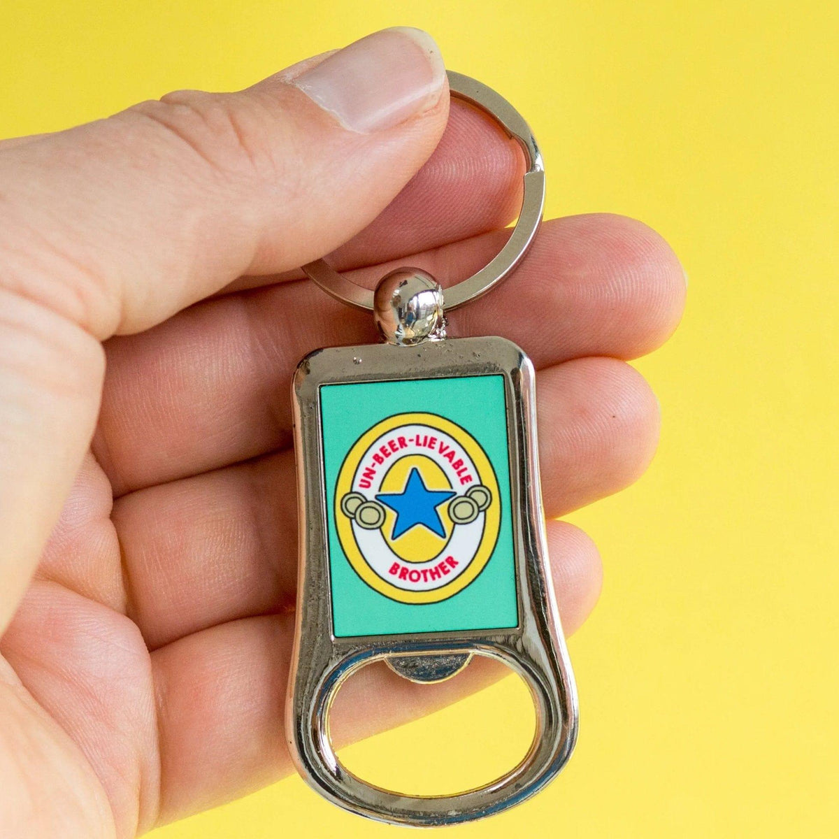 Bottle Opener Keyring Gift for Brother Keyring Of Life & Lemons 