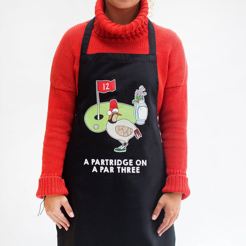 Funny Golf Christmas Apron Aprons Of Life & Lemons 