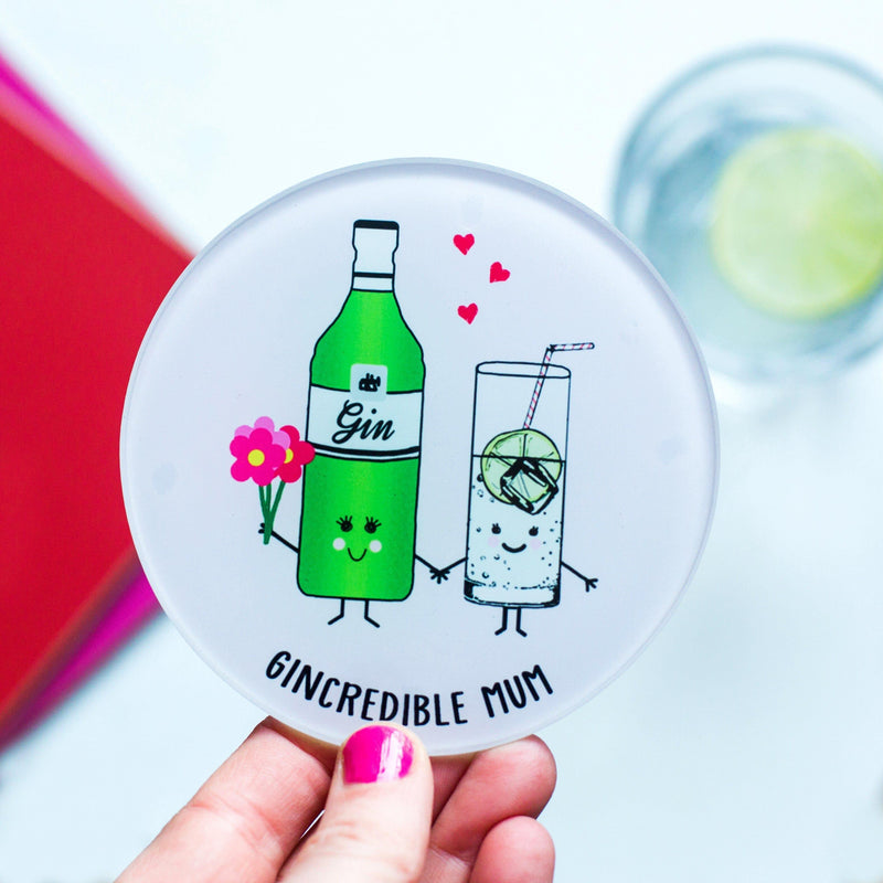 Funny Gin Coaster for Mum Coaster Of Life & Lemons® 