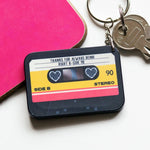 'B-Side Me' Cassette Tape Keyring for Mum Keyring Of Life & Lemons 