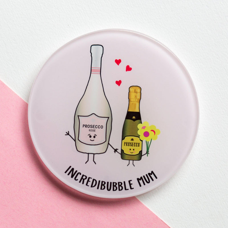 Funny Prosecco Coaster for Mum Coaster Of Life & Lemons® 