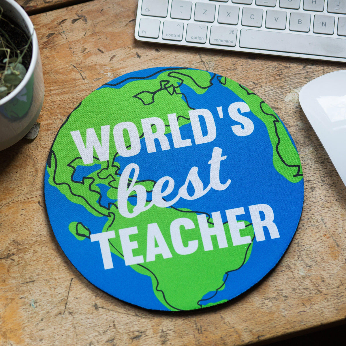 'World's Best Teacher' Mouse Mat Mouse Mat Of Life & Lemons® 