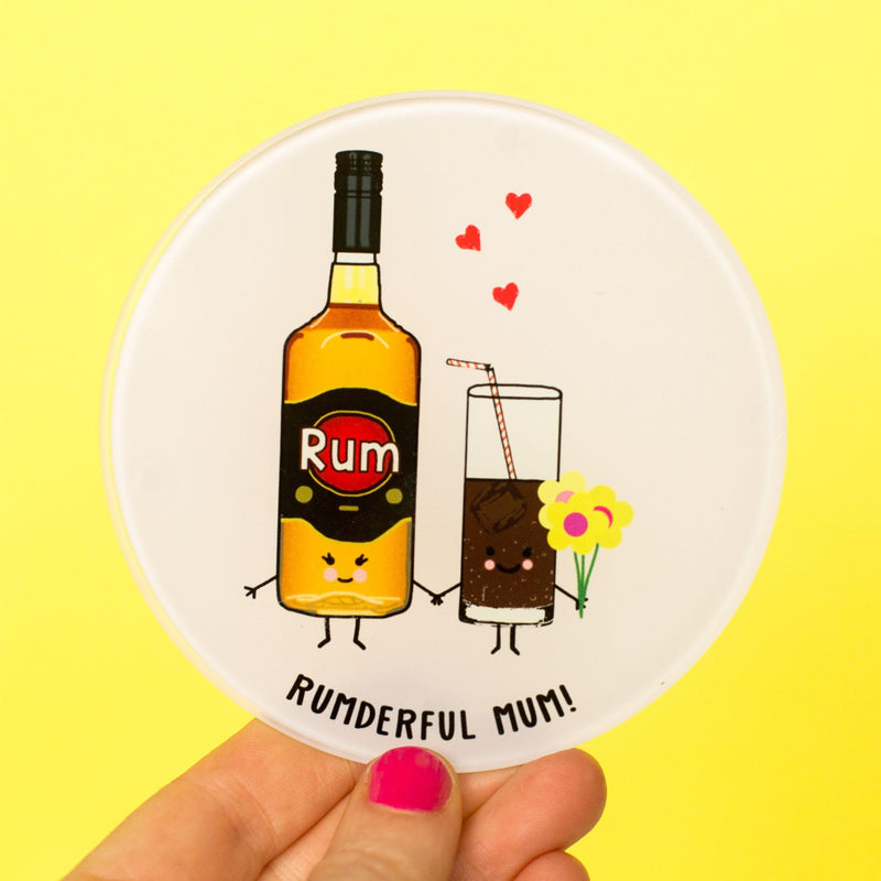 Funny Rum Coaster for Mum Coaster Of Life & Lemons® 