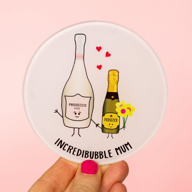 Funny Prosecco Coaster for Mum Coaster Of Life & Lemons® 