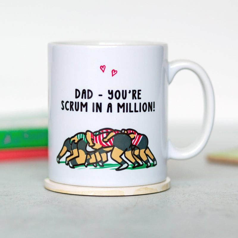 Rugby mug gift for Dad