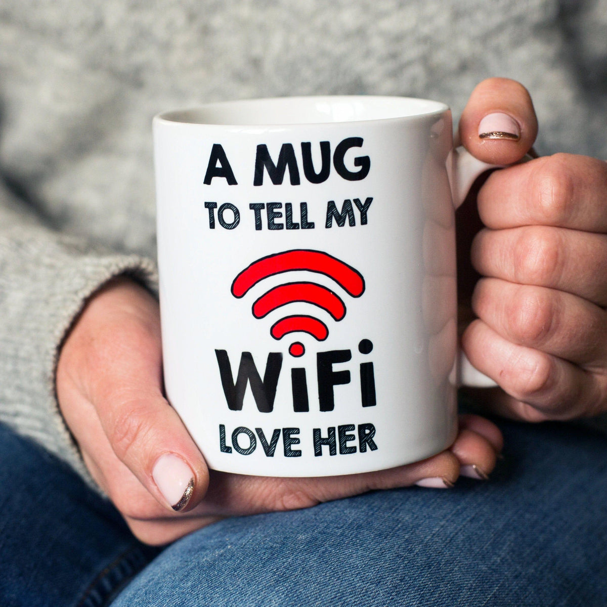 Funny Wifi Valentine's Mug for Wife Mug Of Life & Lemons 