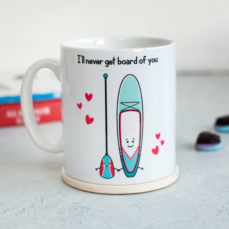 Romantic Stand Up Paddle Board Mug Mug Of Life & Lemons 