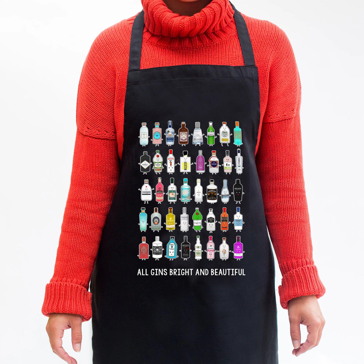 'All Gins Bright & Beautiful' Apron Aprons Of Life & Lemons 