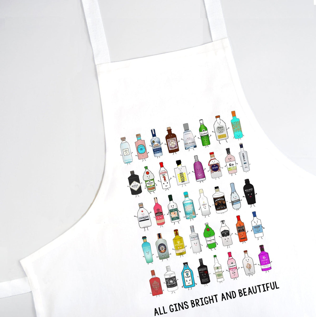 'All Gins Bright & Beautiful' Apron Aprons Of Life & Lemons 