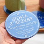 Personalised 'Blue Plaque' Glass Coaster for Mum Coaster Of Life & Lemons® 