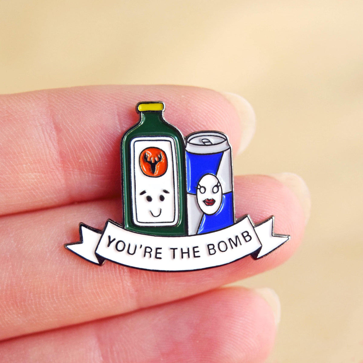 'You're the Bomb' Enamel Pin Badge Enamel Pin Badge Of Life & Lemons 