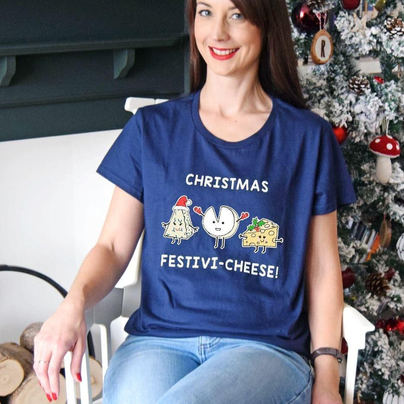 Funny Cheese Christmas T-Shirt T-Shirt Of Life & Lemons 