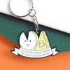 Funny Cheese Valentine's Keyring Keyring Of Life & Lemons 