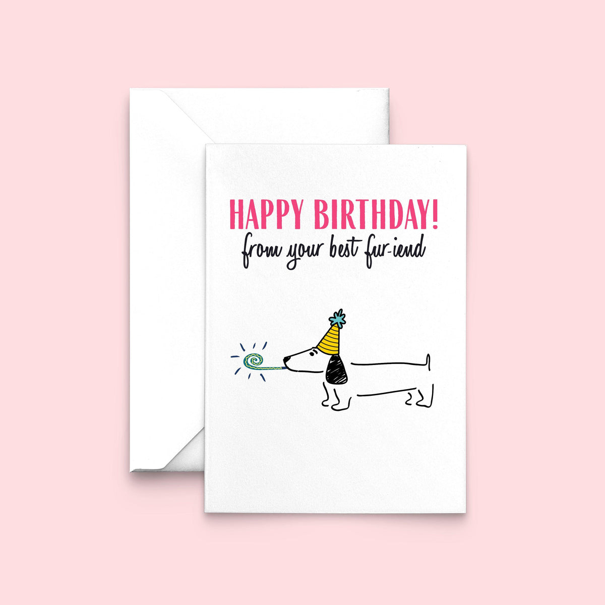 'Best Fur-iend' Funny Dog Birthday Card Birthday Cards Of Life & Lemons 