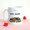 Funny Rugby Valentine's Mug Mug Of Life & Lemons 